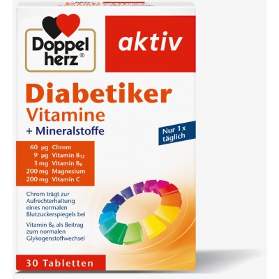 Doppelherz Diabetiker Vitamine 30 tablet – Hledejceny.cz