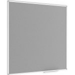 Allboards TF1212S Šedá textilní nástěnka 120 x 120 cm v hliníkovým rámu – Sleviste.cz