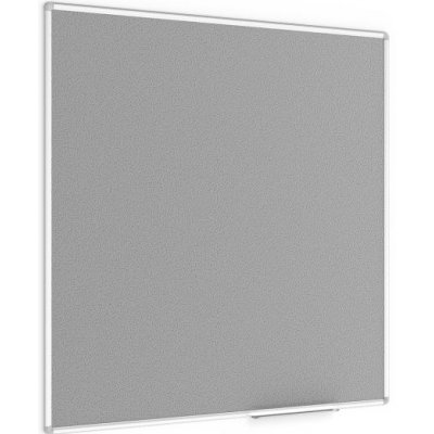 Allboards TF1212S Šedá textilní nástěnka 120 x 120 cm v hliníkovým rámu – Sleviste.cz