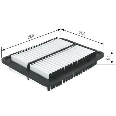 Vzduchový filtr BOSCH F 026 400 353 – Hledejceny.cz