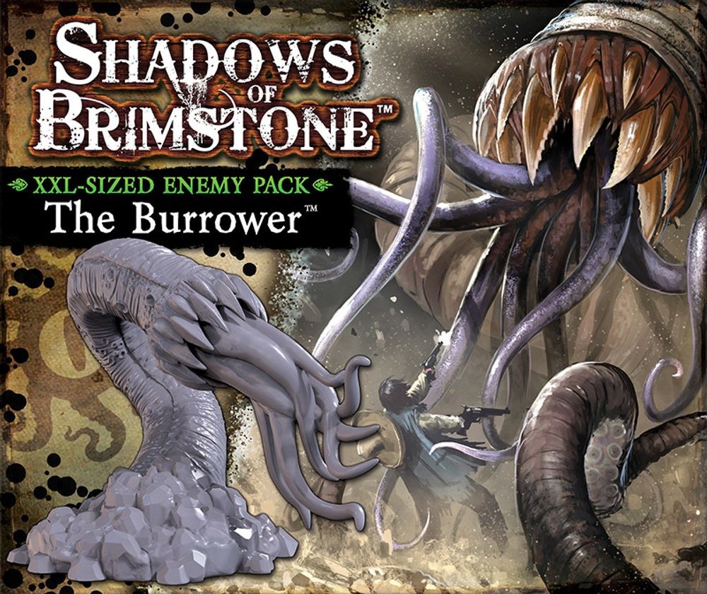 Flying Frog Productions Shadows of Brimstone: The Burrower XXL-Sized Enemy Pack