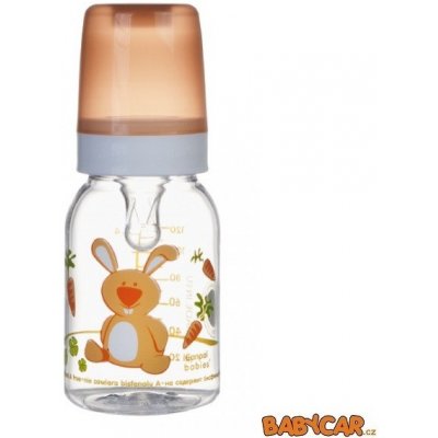 Canpol babies láhev s potiskem Happy Animals zajíček/oranžová 120ml – Zbozi.Blesk.cz