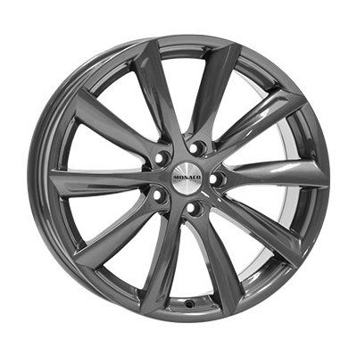 MONACO WHEELS GP6 8,5x19 5x114,3 ET46 anthracite dark – Sleviste.cz