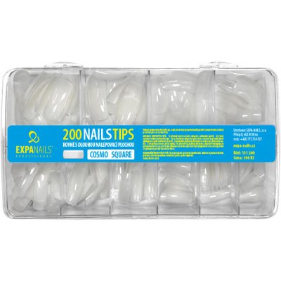 EXPA-nails Tipy COSMO Square box 200 ks – Zboží Mobilmania