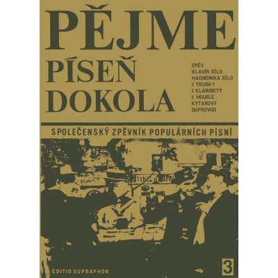 Bärenreiter Pějme píseň dokola 3 Společenský zpěvník populárních písní Noty – Zboží Mobilmania