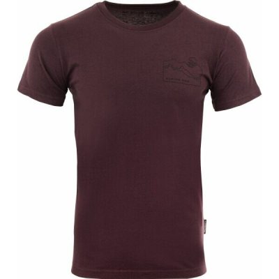 Alpine Pro BREJ pánské triko vínová – Zboží Dáma