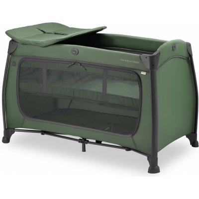 Hauck Cestovní postýlka Play N Relax Center s pultem Dark Green – Zboží Mobilmania