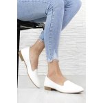 Cathay moda mokasíny 3197-6WH bílé – Zboží Dáma