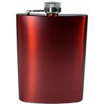 PLACATKA POTAŽENÁ KŮŽÍ NEREZOVÁ OCEL 8OZ 240 ml – Zboží Dáma