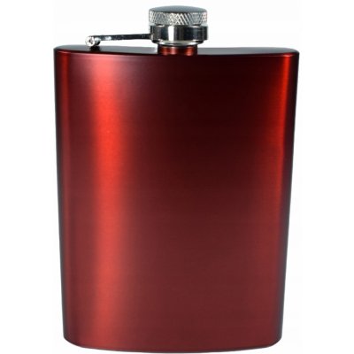 PLACATKA POTAŽENÁ KŮŽÍ NEREZOVÁ OCEL 8OZ 240 ml – Zboží Dáma