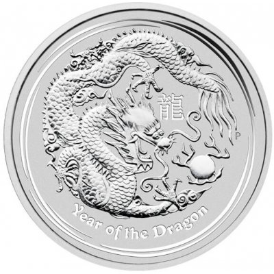 Perth Mint Stříbrná mince Rok Draka 1 kg Lunar II 1000 g – Zbozi.Blesk.cz