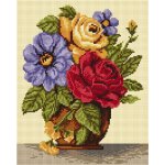 Ariadna Sestava pro vyšívání křížkovým stehem Malwina 24x30cm 6000 – Zboží Dáma