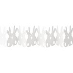IB LAURSEN Velikonoční girlanda na stůl Bunnies 70 cm bílá barva papír – Hledejceny.cz