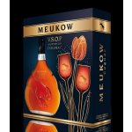 Meukow VSOP Superior 40% 0,7 l (dárkové balení 2 sklenice) – Zboží Mobilmania