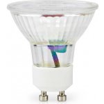 Nedis LBGU10P162 LED žárovka, GU10, PAR16, 220V, 3W, teplá bílá, 230lm, 2700K, čirá LBGU10P162 – Hledejceny.cz