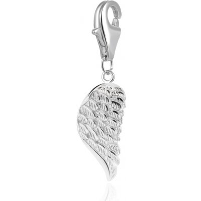 Agato Stříbrný přívěsek andělské křídlo s karabinou AGP10 – Hledejceny.cz