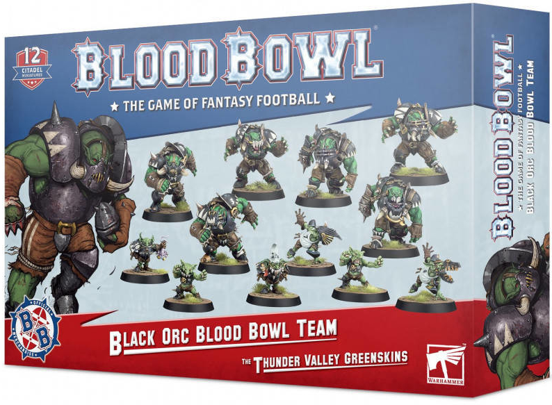 GW Warhammer Black Orc Blood Bowl Team: The Thunder Valley Greenskins