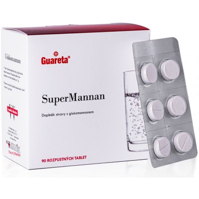 Guareta SuperMannan rozpustné 1000 mg 90 tablet – Hledejceny.cz