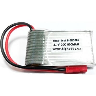 Bighobby Li-pol baterie 500mAh 1S 20C 30C -NANO Tech – Hledejceny.cz