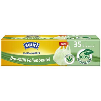 Swirl Bio kompostovatelné s uchy 35 l 22µm 6ks – HobbyKompas.cz