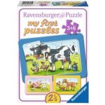 Ravensburger Moje první Rámové Dobrízvířecí kamarádi 3 x 6 dílků – Hledejceny.cz