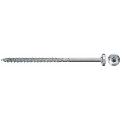 FISCHER vrut FPF II PTP 6,0*100mm, půlkulatá hlava, částečný závit, pro dřevostavby, TRX30, 670533 – Hledejceny.cz