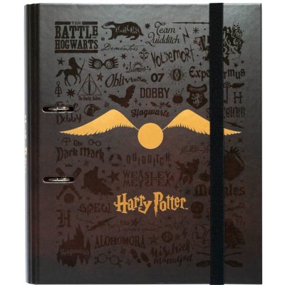 CurePink Premium Harry Potter Zlatonka 28 x 32 x 4 cm C2AT0018 – Zboží Živě
