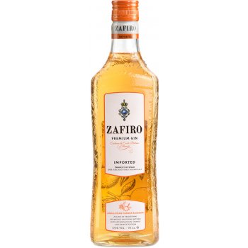 Zafiro Orange Gin 37,5% 1 l (holá láhev)