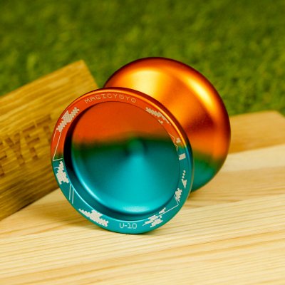 MagicYoyo YoYo V10 na Fingerspin Oranžová + Tyrkysová – Hledejceny.cz