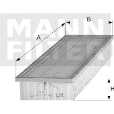 MANN FILTER Vzduchový filtr C 48 140 – Hledejceny.cz