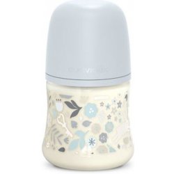 Suavinex kojenecká láhev Wonderland Fyziol průtok Liberty modrá 150ml