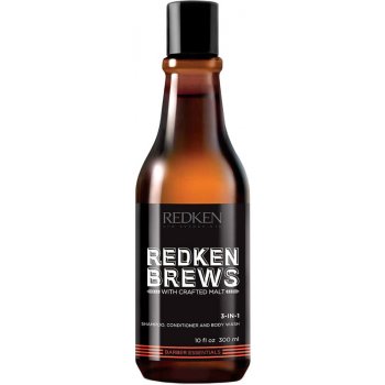 REDKEN PO Brews 3in1 Shampoo 300 ml POŠKOZENÉ