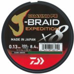 Daiwa Pletená Šňůra J-Braid X8 Expedition Dark Green 150m 0,20mm 16kg – Zbozi.Blesk.cz