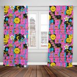 IMPAR Závěsy Psychedelic cubes (Rozměr : 140x250, Materiál: Blackout) – Hledejceny.cz