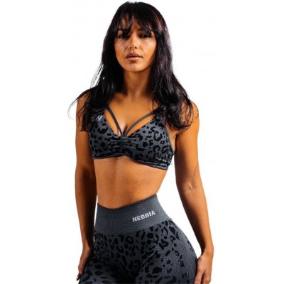 Nebbia Primal Medium Support Leopard Sports Bra 854 black leopard – Hledejceny.cz
