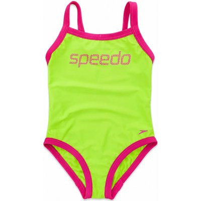 Speedo Logo 1PCE IF dívčí plavky zelené – Zboží Dáma