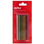 Apli tavné tyčinky se třpytkami, O 7,5 mm x 10 cm, mix barev, 12 ks – Zboží Dáma