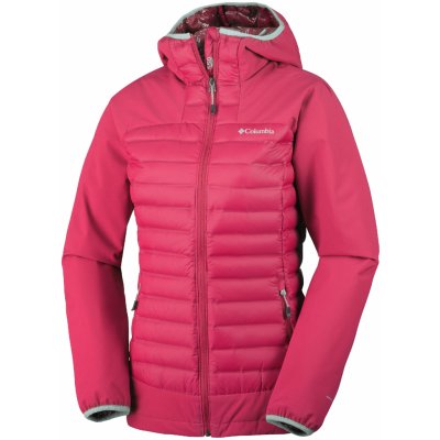 Columbia Dutch Hollow Hybrid jacket 653 Red camellia růžová – Zboží Dáma