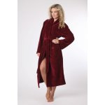Vestis Tampa 2149 savý župan dlouhý župan se šálovým límcem vínová 3651 – Zboží Dáma