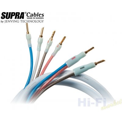 Supra Cables SUPRA Quadrax SET 4x2.0 Bi-wire CombiCon – Hledejceny.cz