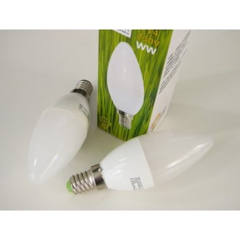 T-Led LED žárovka E14 EV5W svíčka 200° 230V 40000h Teplá bílá