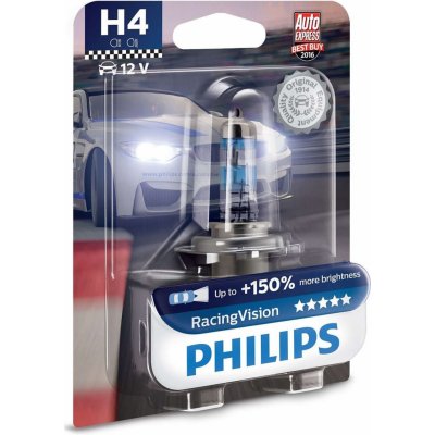 Philips RacingVision 12342RVB1 H4 P43t-38 12V 60/55W – Zboží Mobilmania