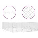 vidaXL Venkovní psí kotec stříbrný 600 x 1000 x 200 cm – Zboží Dáma