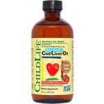 ChildLife Child Life Cod Liver Oil, Olej z tresčích jater, Přírodní jahodová příchuť, 237 ml – Hledejceny.cz