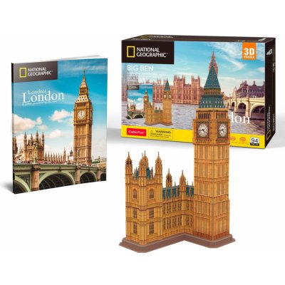 CubicFun 3D puzzle National Geographic: Big Ben 94 ks – Zbozi.Blesk.cz