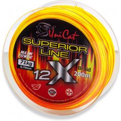 Uni Cat Šňůra 12 X Superior Line 200m 0,37mm 36kg