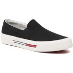 Tommy Jeans tenisky Slip On Canvas Color EM0EM01156 černé – Zboží Dáma