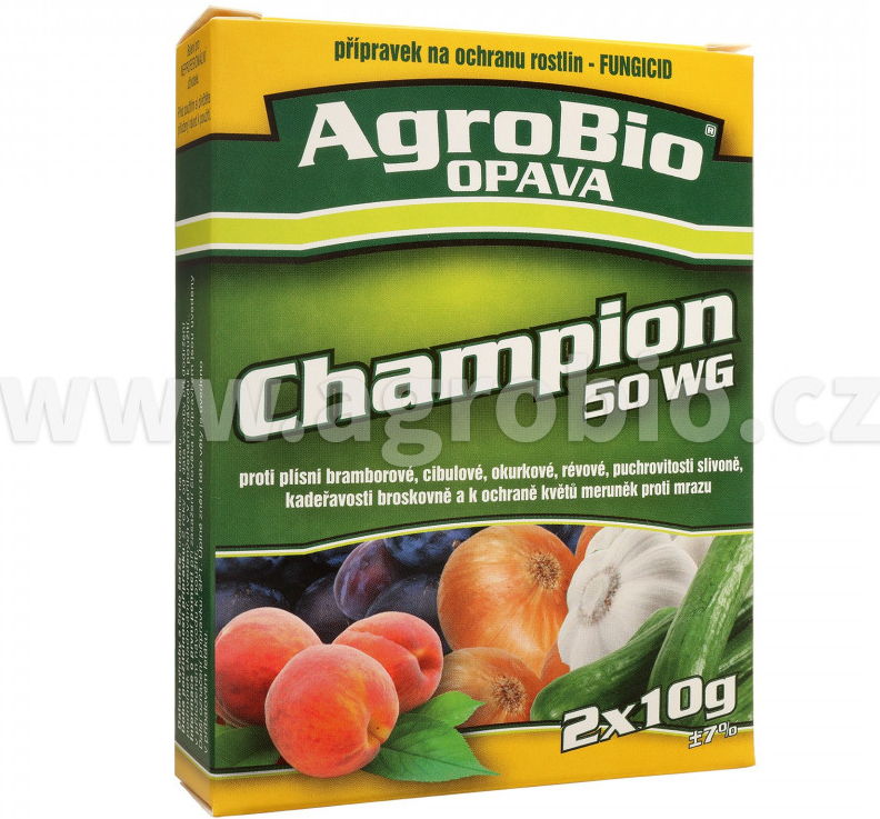 AgroBio Champion 50 WP 2 x 10 g od 35 Kč - Heureka.cz