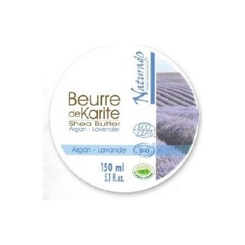 Naturado bio karité bambucké máslo Levandule argan 150 ml