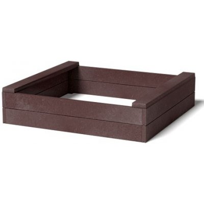 TRANSFORM Plastové pískoviště 150x150x30 cm, H – Zboží Mobilmania